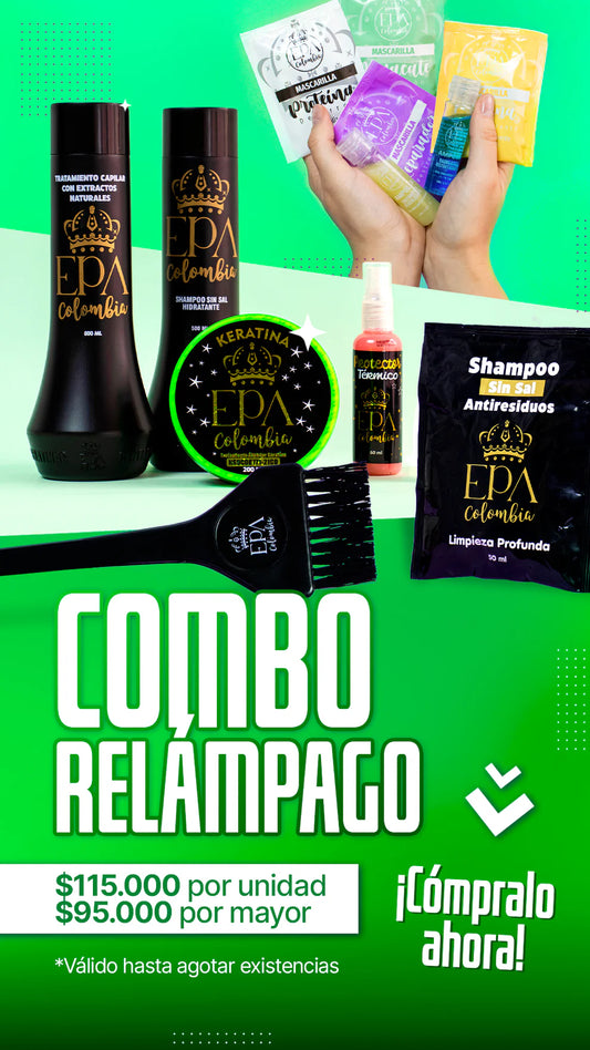 ⚡COMBO RELÁMPAGO⚡ - Keratina (verde)