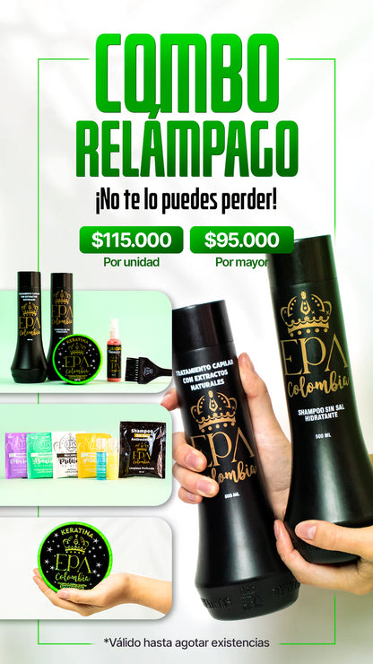 ⚡COMBO RELÁMPAGO⚡ - Keratina (verde)